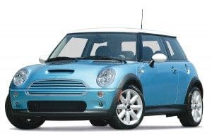 Blue Mini car