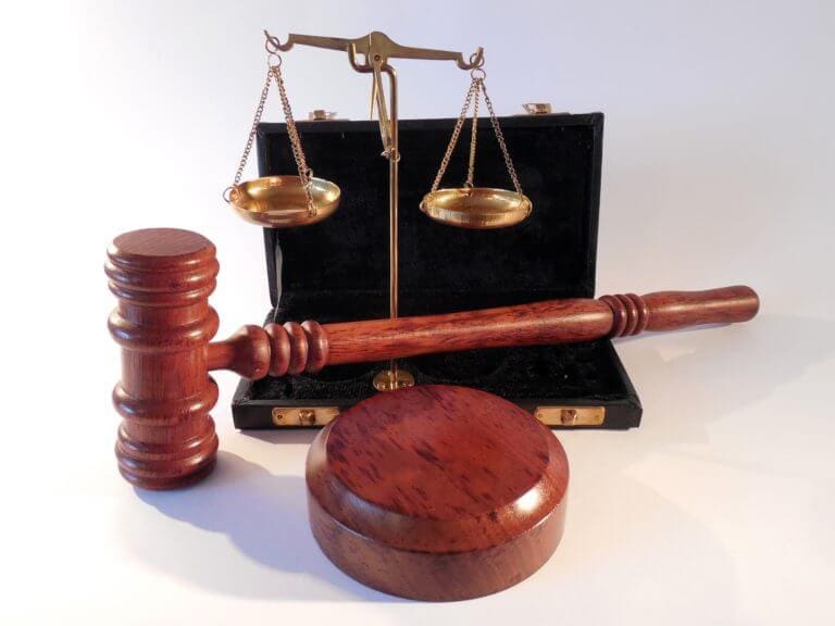 A legal gavel and scales of justice