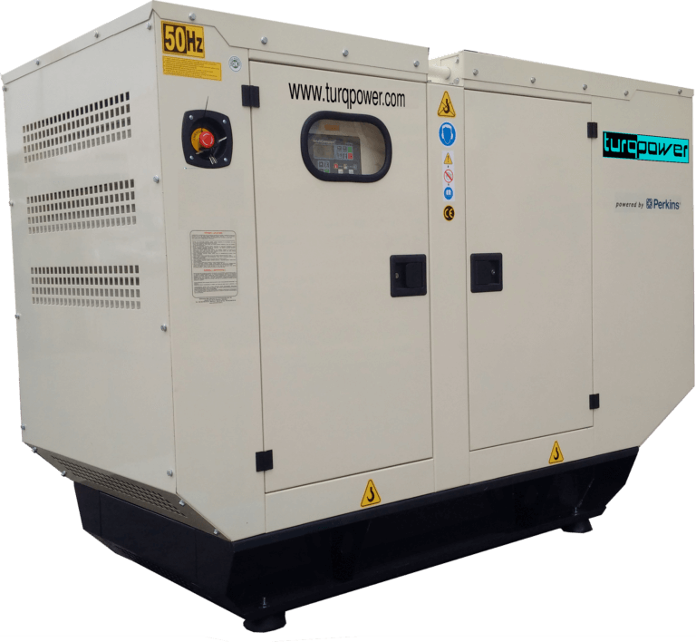 A commercial diesel generator