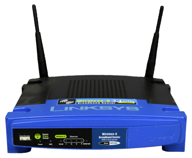 A Linksys wireless router