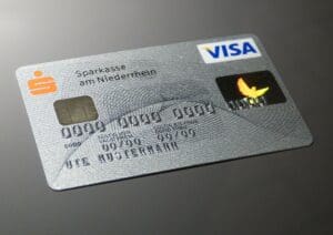 A cheque guarantee card