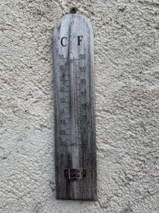 Using Google Lens to identify an old thermometer