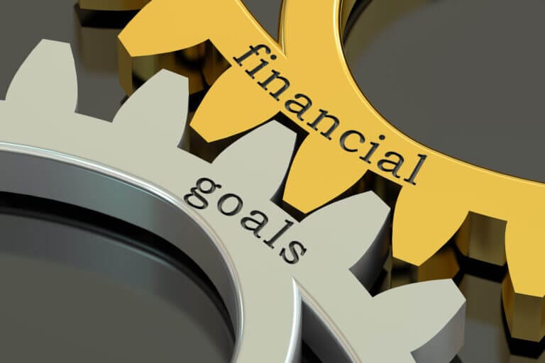 A financial Goals concept