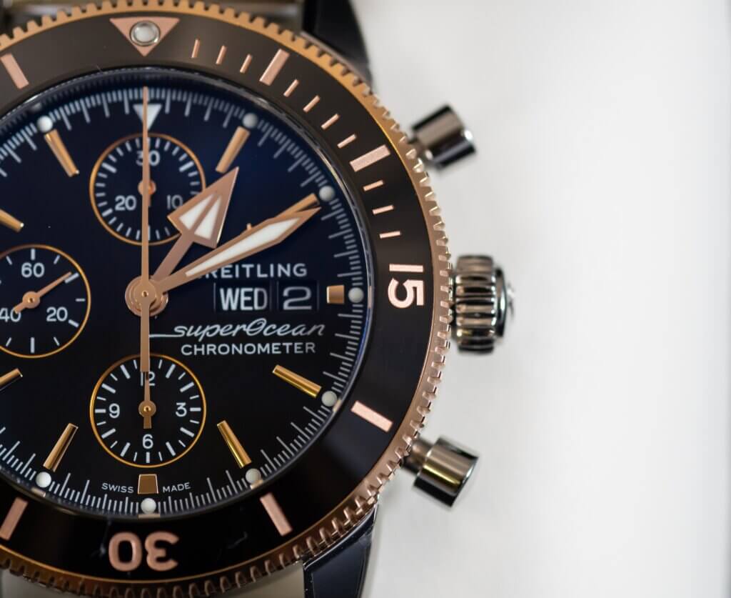 mans expensive watch breitling superocean